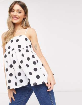 asos polka dot top