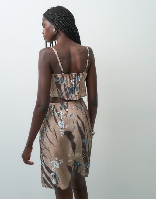 ASOS DESIGN cami-top sæt i blomster- og tigerprint, 4 af 4