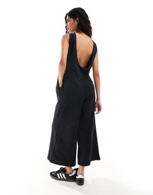 ASOS DESIGN cami washed jersey jumpsuit with pocket detail