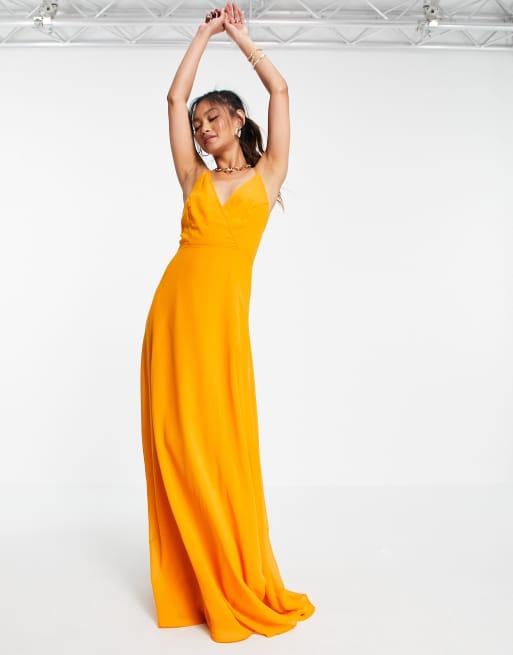 Asos maxi wrap dress sale