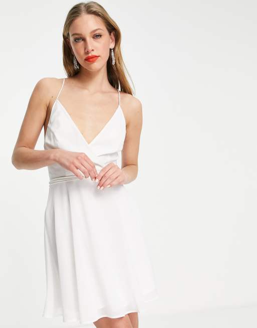 Asos cami outlet wrap dress