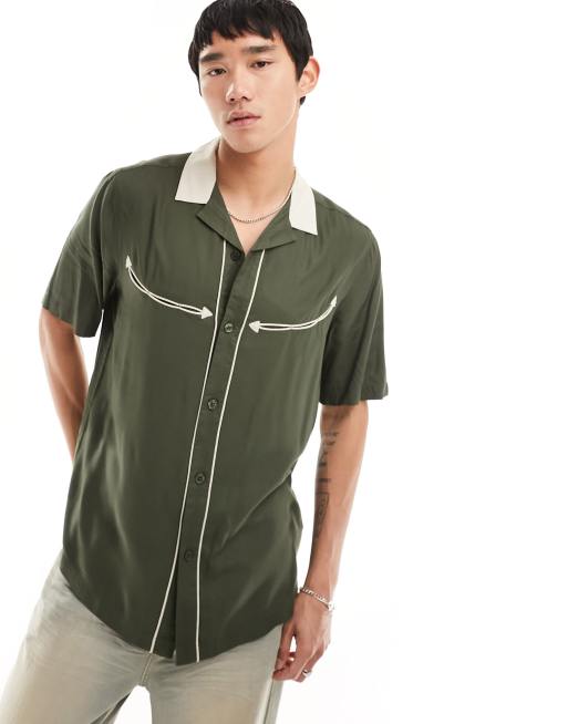Asos camicie maniche corte sales