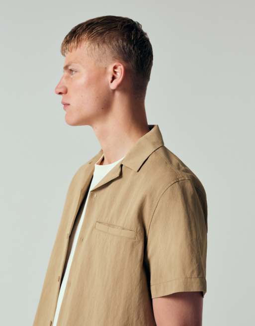 ASOS DESIGN - Camicia beige in coordinato, 5 di 12