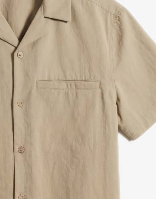 ASOS DESIGN - Camicia beige in coordinato, 8 di 12