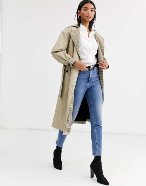 ASOS DESIGN - Camicia bianca aderente a maniche lunghe, 4 di 4