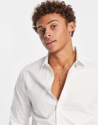 Camicia bianca vestibilità classica-Bianco - ASOS DESIGN Camicia donna  - immagine1