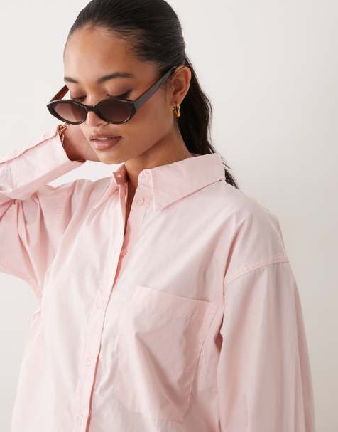 ASOS DESIGN - Camicia classica in cotone rosa - view 1