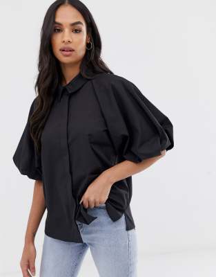 Camicetta con maniche a sbuffo - Bianco - DONNA | H&M IT