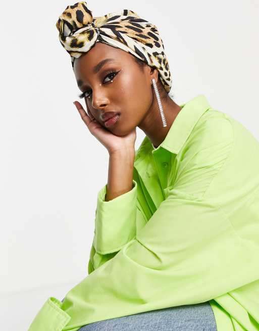 ASOS DESIGN - Camicia dad fit super oversize comoda in cotone lime, 4 di 4