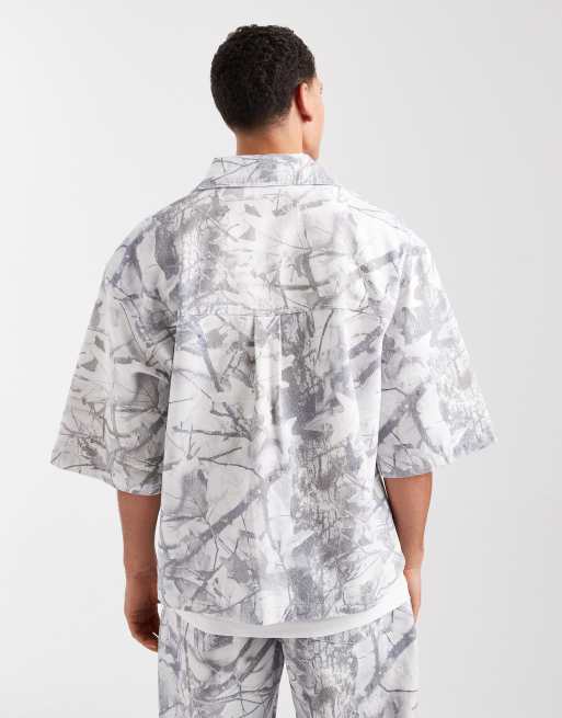 ASOS DESIGN - Camicia di jeans mimetica in coordinato, 3 di 5