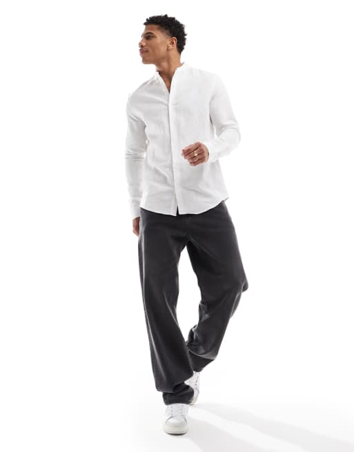 Camicia Lino Amazon Camicie Da Uomo Stira Camicie Camicia Uomo