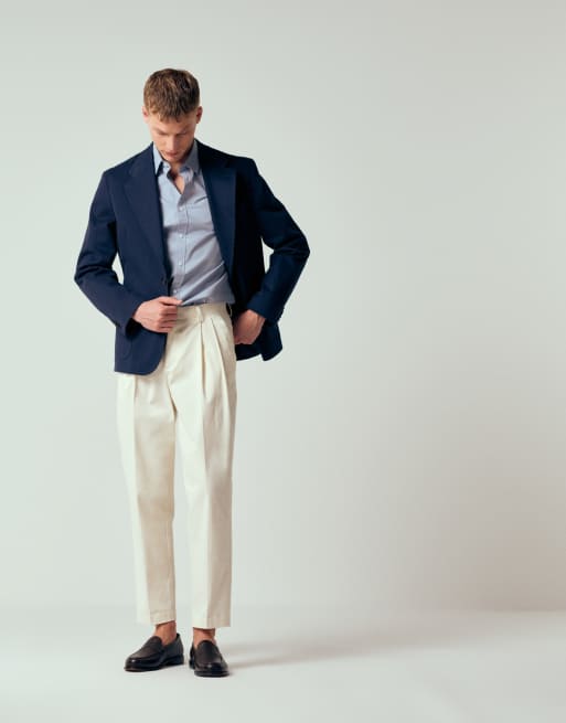 ASOS DESIGN - Camicia elegante vestibilità classica in popeline blu chiaro, 2 di 7