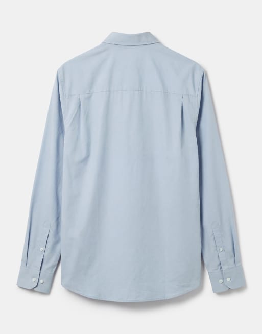 ASOS DESIGN - Camicia elegante vestibilità classica in popeline blu chiaro, 7 di 7
