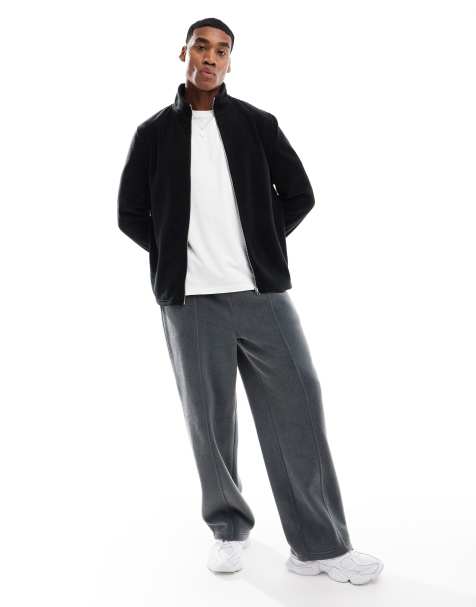 ASOS DESIGN - Camicia giacca in pile nera - view 1