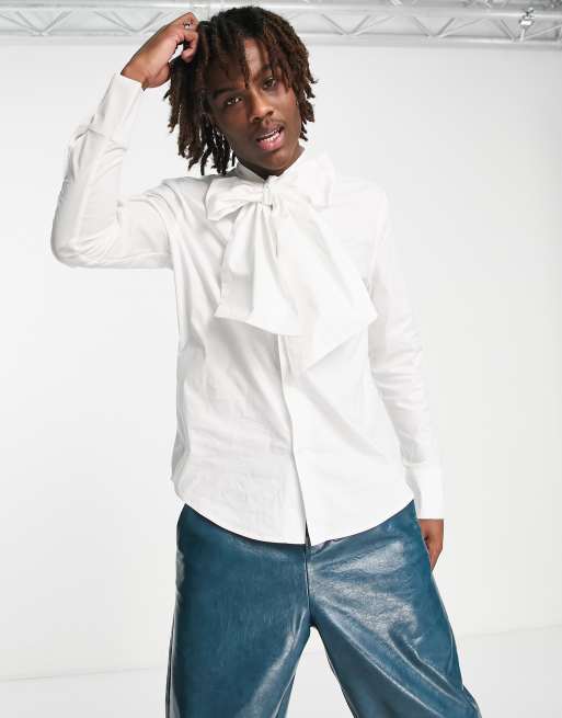 Camicia fiocco collo store
