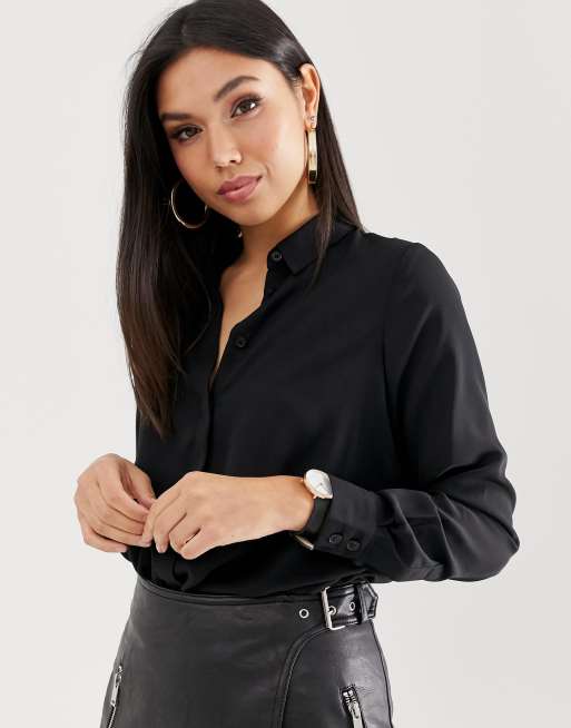 ASOS DESIGN - Camicia morbida a maniche lunghe