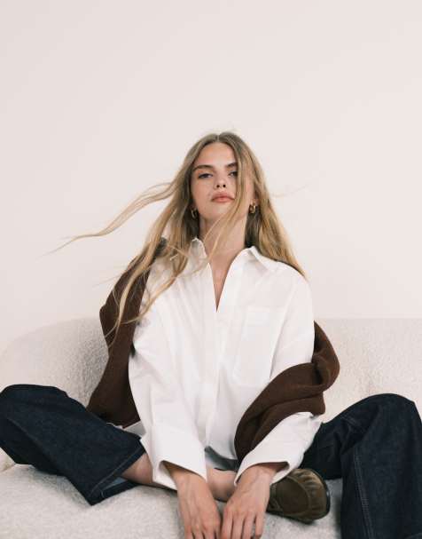 ASOS DESIGN - Camicia oversize bianca - view 1