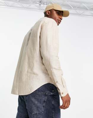 Camicia oversize con fodera, colore beige-Neutro - ASOS DESIGN Camicia donna  - immagine2