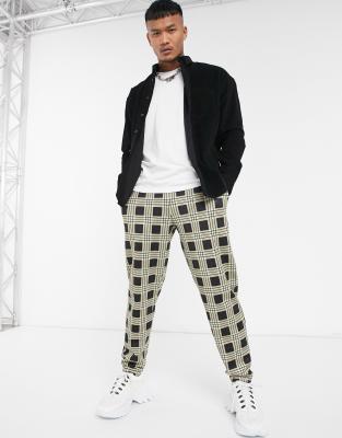 Camicia oversize in velluto a coste stile anni'90 nera-Nero - ASOS DESIGN Camicia donna  - immagine1