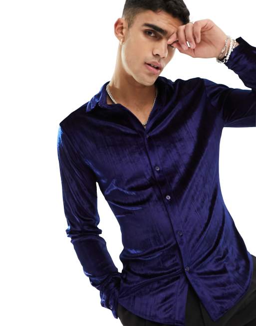 Camicia con hot sale abbottonatura nascosta