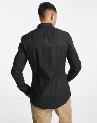 Camicia skinny nera-Nero - ASOS DESIGN Camicia donna  - immagine1