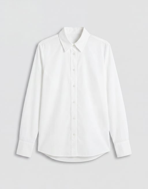 ASOS DESIGN camicia slim bianca, 6 di 7