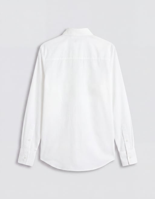 ASOS DESIGN camicia slim bianca, 7 di 7