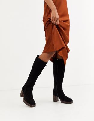 knee high trainer boots