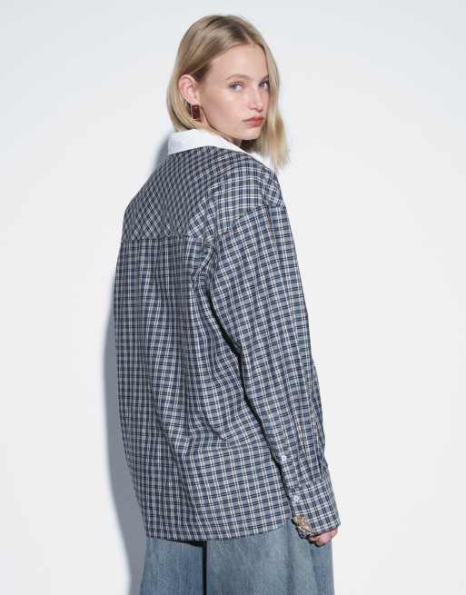 ASOS DESIGN - camisa boxy extragrande a cuadros, 4 de 9