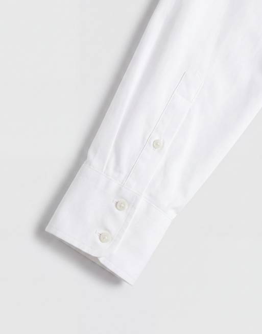 ASOS DESIGN - camisa boxy extragrande en blanco, 7 de 7