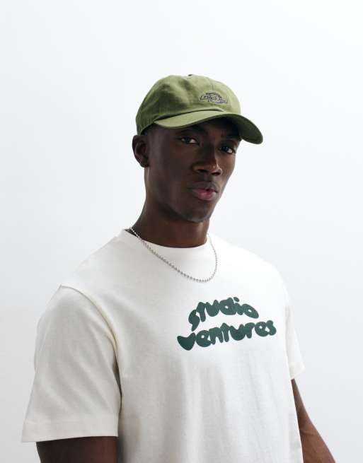 ASOS DESIGN - Camiseta color crema de corte estándar con estampado gráfico "Studio Ventures", 3 de 5