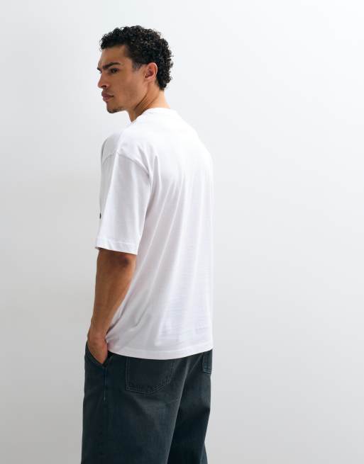 ASOS DESIGN - camiseta oversize con gráfico de Argentina en blanco, 5 de 5