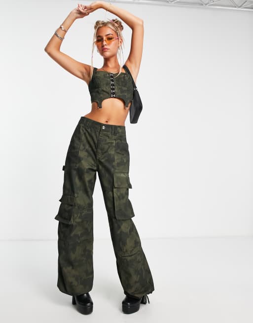 Camo on sale co ord