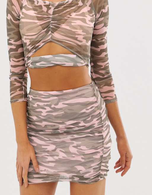 Asos on sale camouflage skirt