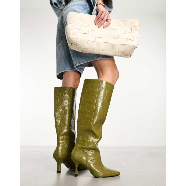 Asos discount crocodile boots