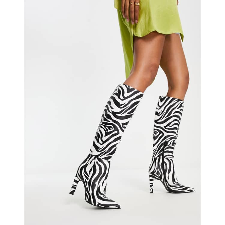 Zebra boots river outlet island