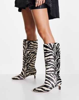 asos animal print boots