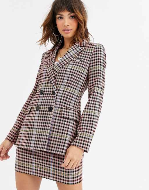 ASOS DESIGN – Candy – Rutig kostym, 2 av 3