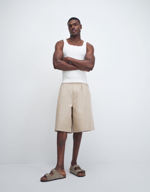 ASOS DESIGN - Canotta attillata con scollo squadrato color crema a coste, 2 di 7