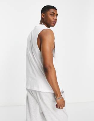 canotta lunga bianca