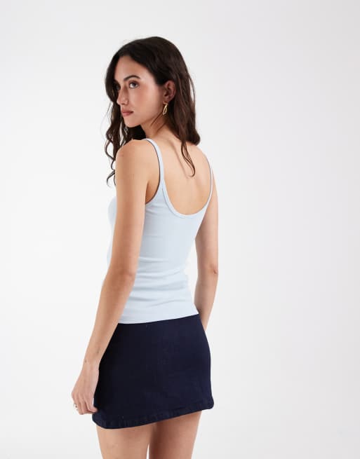 Canottiera Estiva Da Donna PrinStory - Scollo Rotondo, Senza Maniche, In Misto Viscosa (65% Rayon, 30% Poliestere, 5% Elastan)