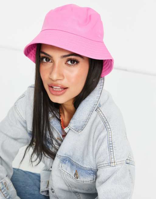 Bright pink bucket hat online