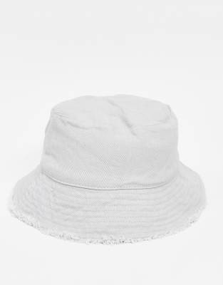 asos white bucket hat