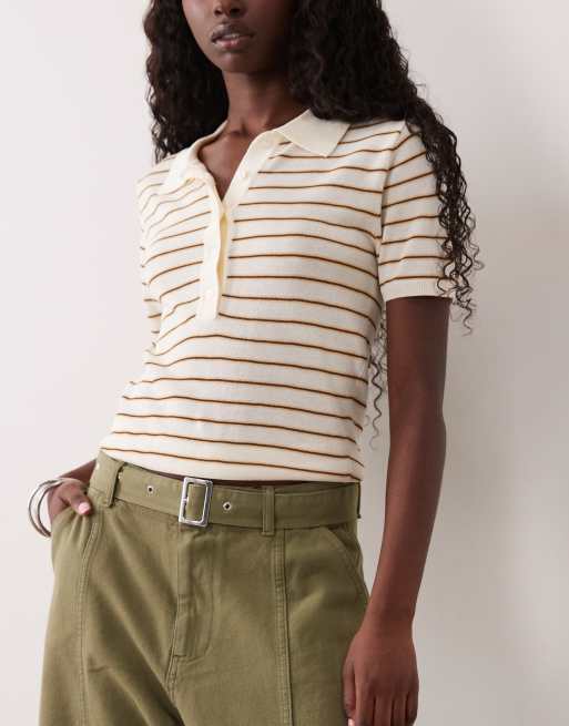 ASOS DESIGN canvas jeans met wijde pijpen en riem in olijfgroen, 3 van 5