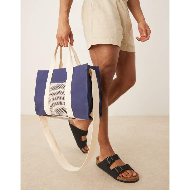 HOT Canvas Structured Tote Bag ASOS DESIGN Canvas
