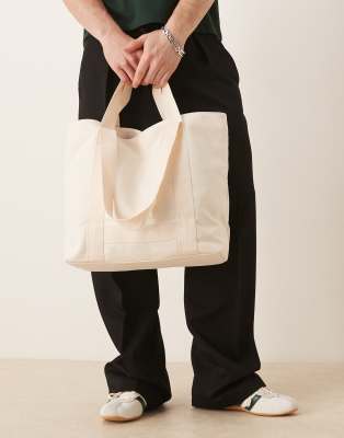 Asos Design Canvas Tote Bag