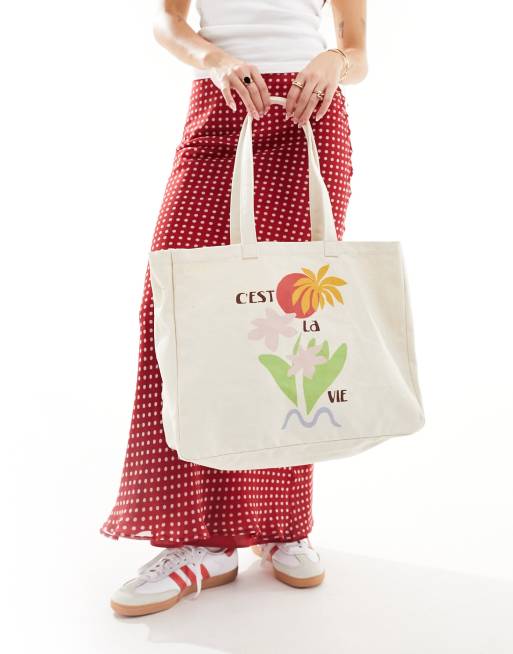 Asos canvas bag sale