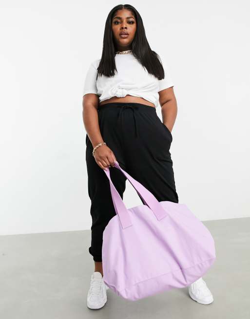 ASOS DESIGN - Canvas tote in lila