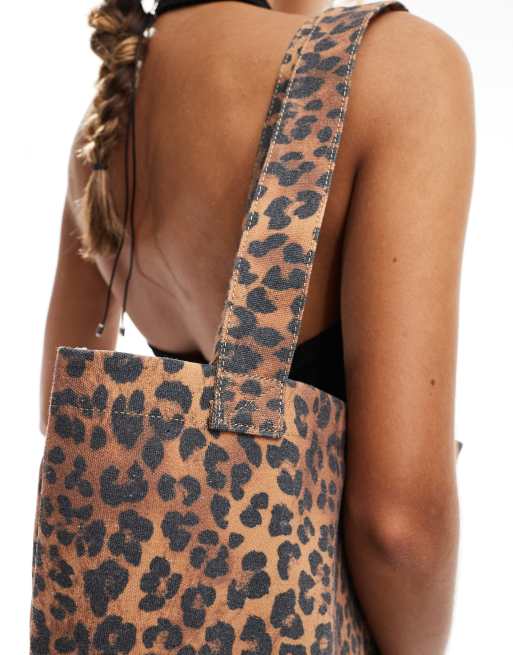 Asos leopard print bag online