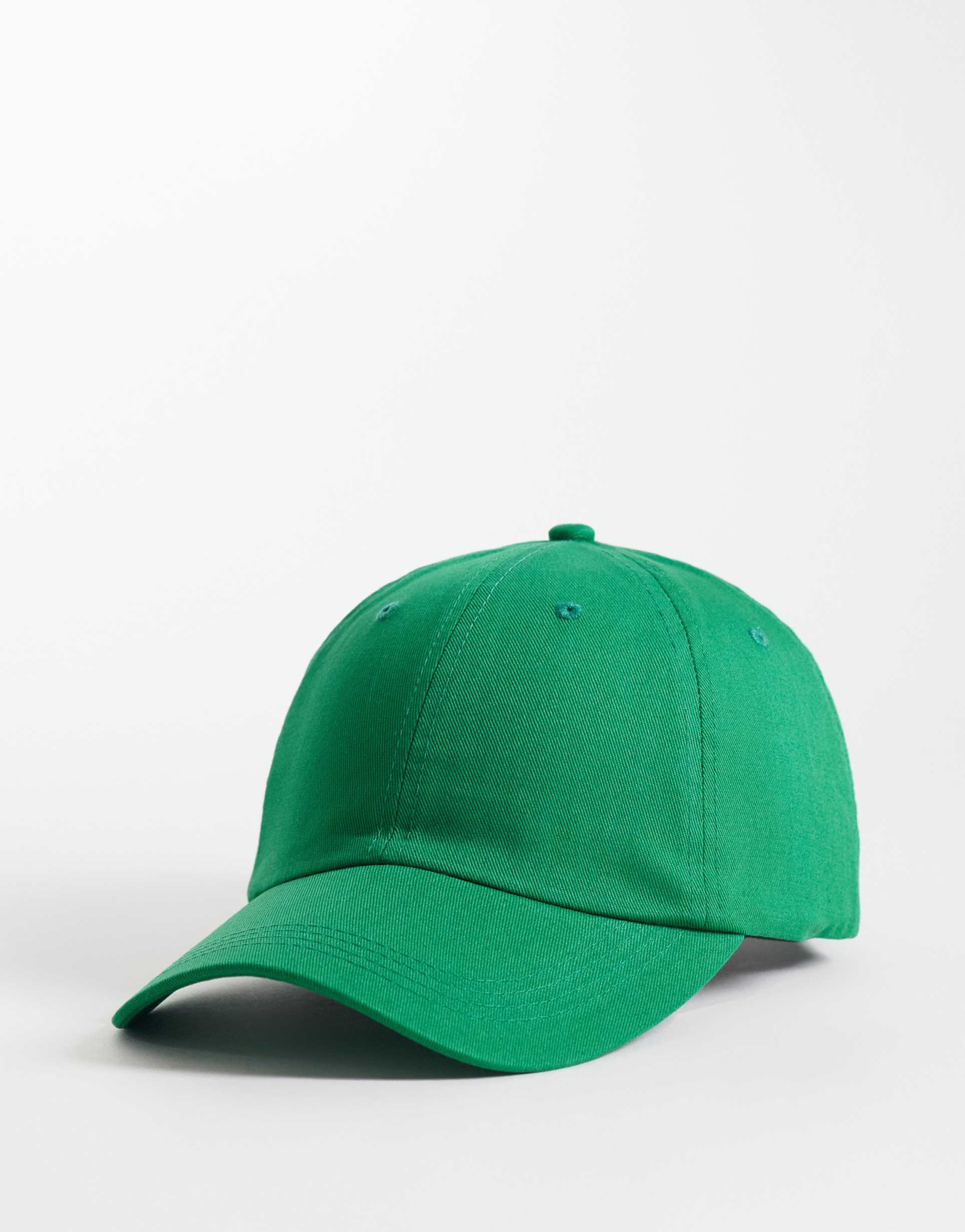asos design cap in green